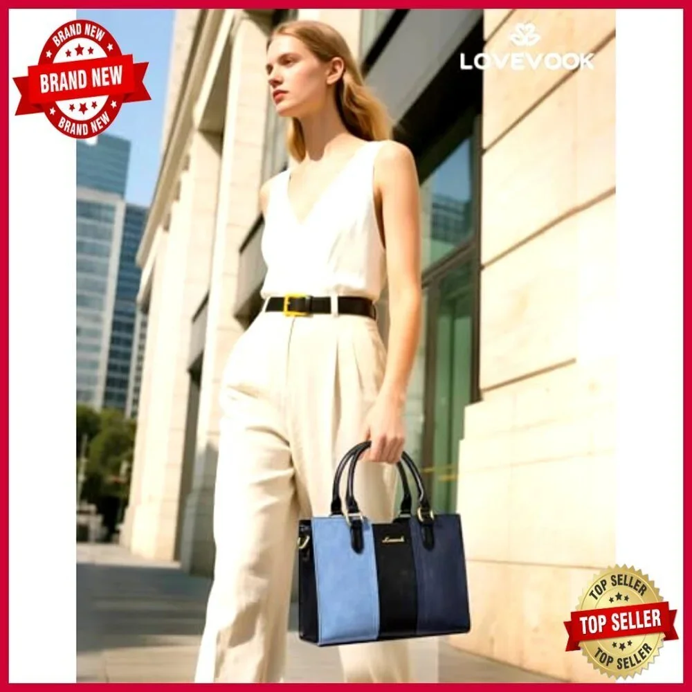 Vintage Leather Shoulder Handbag Small Satchel Tote Crossbody Work Purse